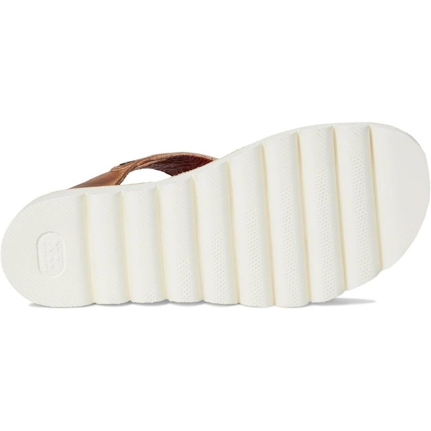 Soni 2 Tan Rustic Leather Platform Sandals