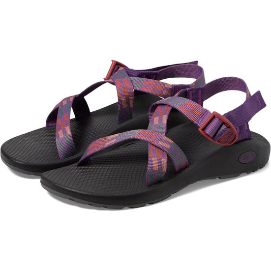 Z1 Classic Deco Purple Strappy Sandals