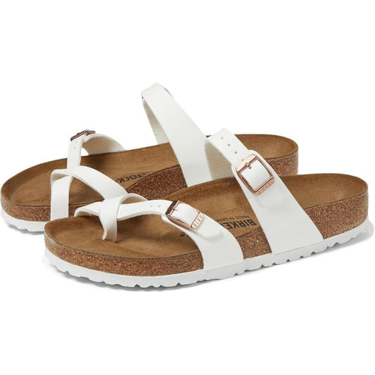 Mayari White Birko Flor Sandals
