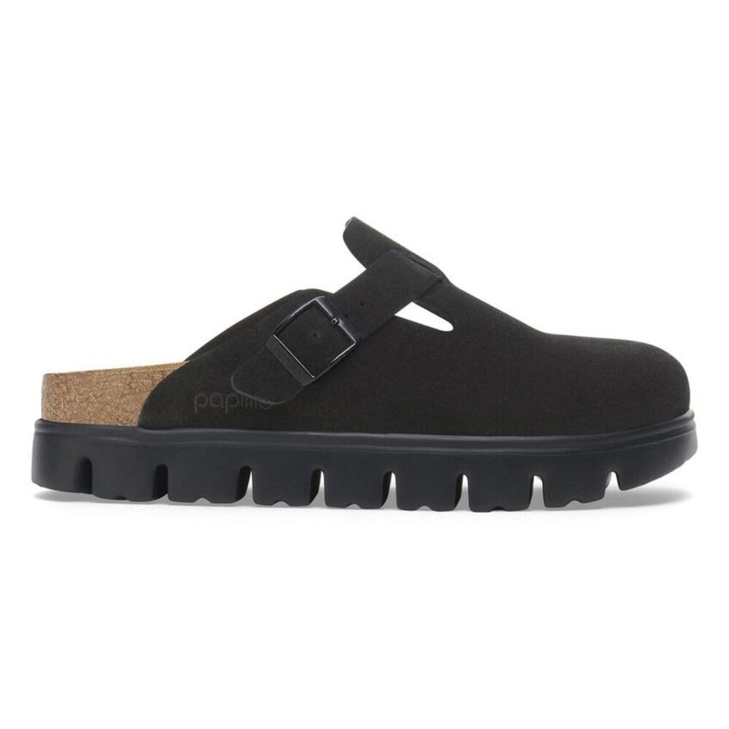 Papillio Boston Chunky Suede Leather Clogs