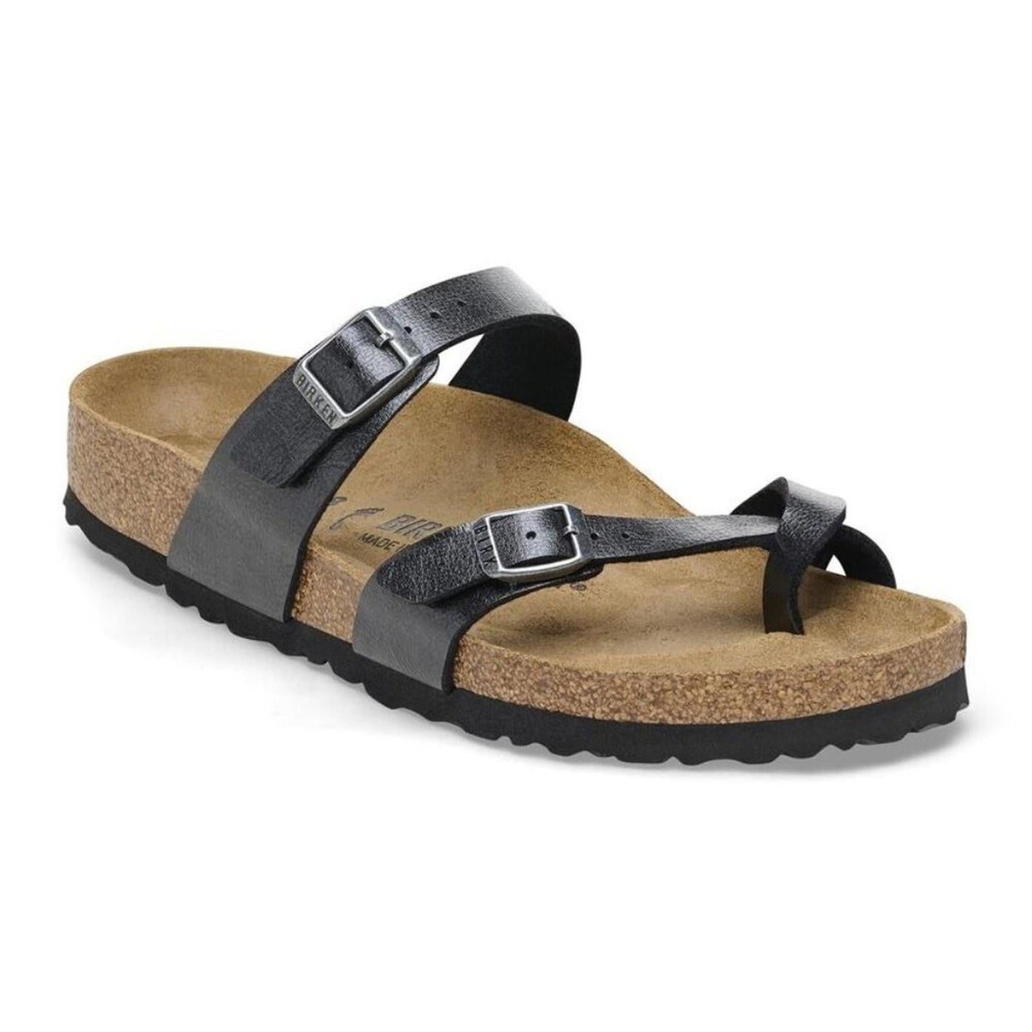 Mayari Graceful Licorice Birko Flor Sandals