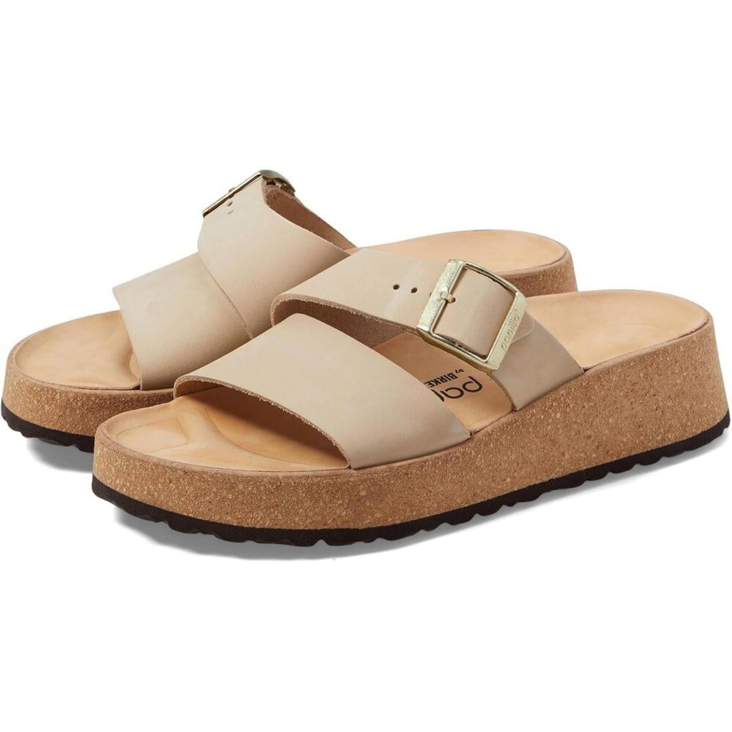 Papillio Almina Sandcastle Nubuck Platform Sandals