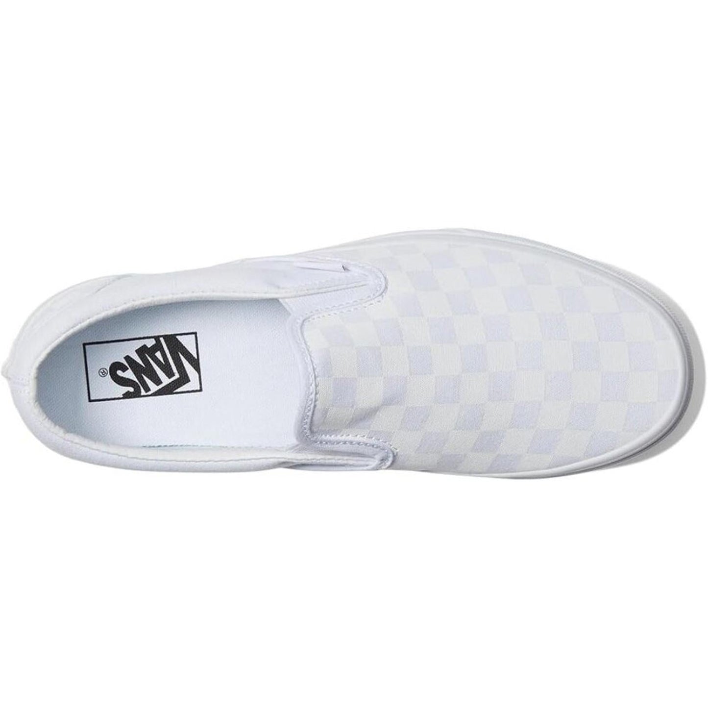 Classic True White Checkerboard Slip On Sneakers