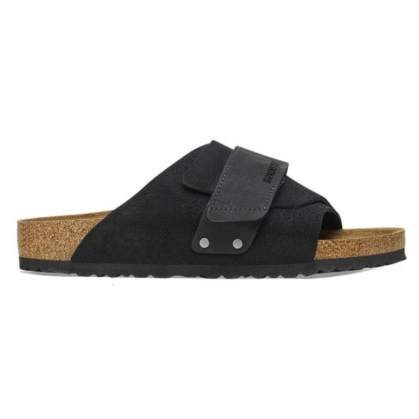 Kyoto Black Suede Leather Sandals