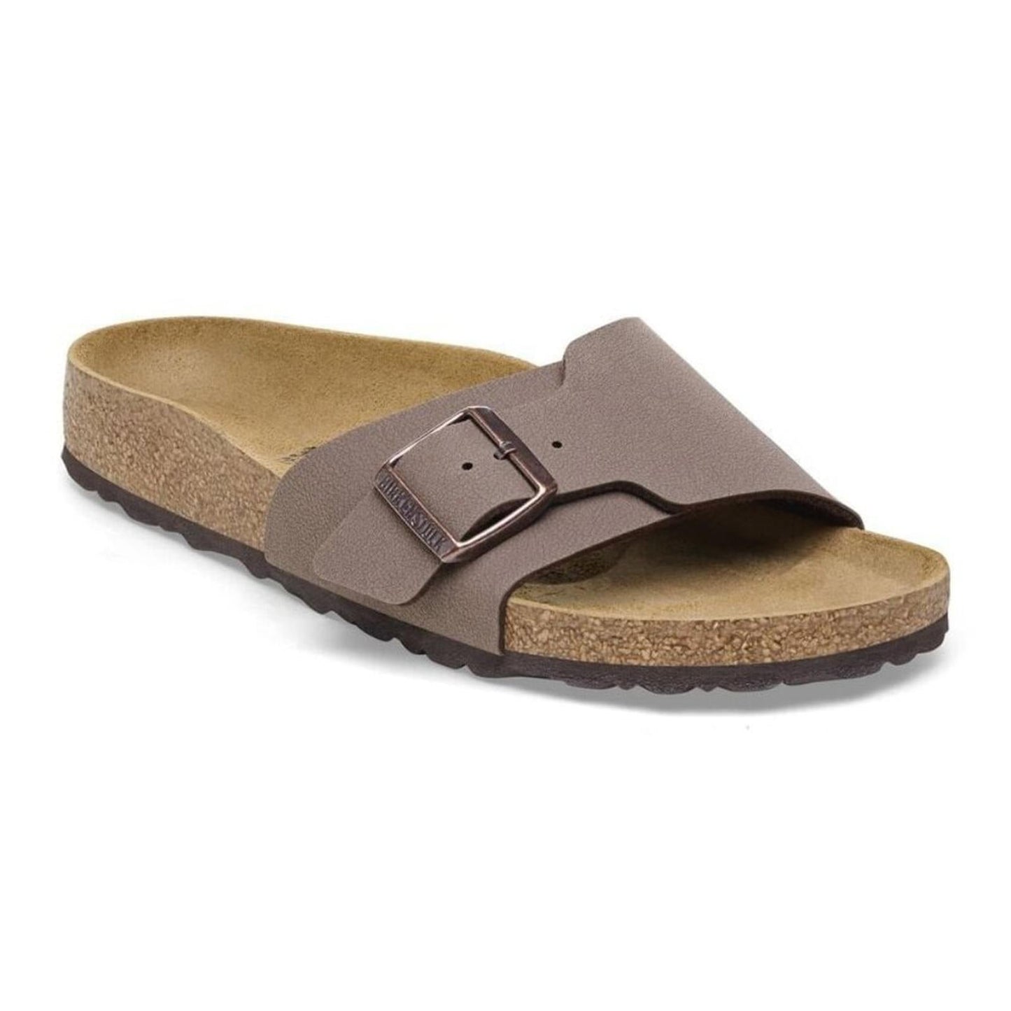Catalina Mocha Leather Birko Flor Sandals