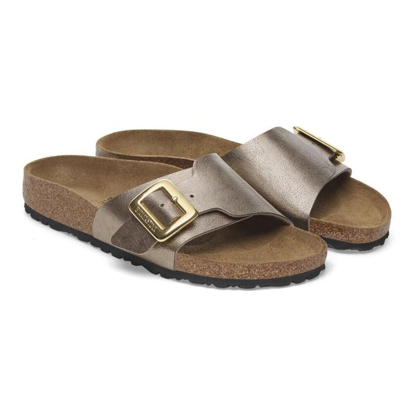 Catalina Catalina Luxe Buckle Luxe Taupe Birko Flor Sandals