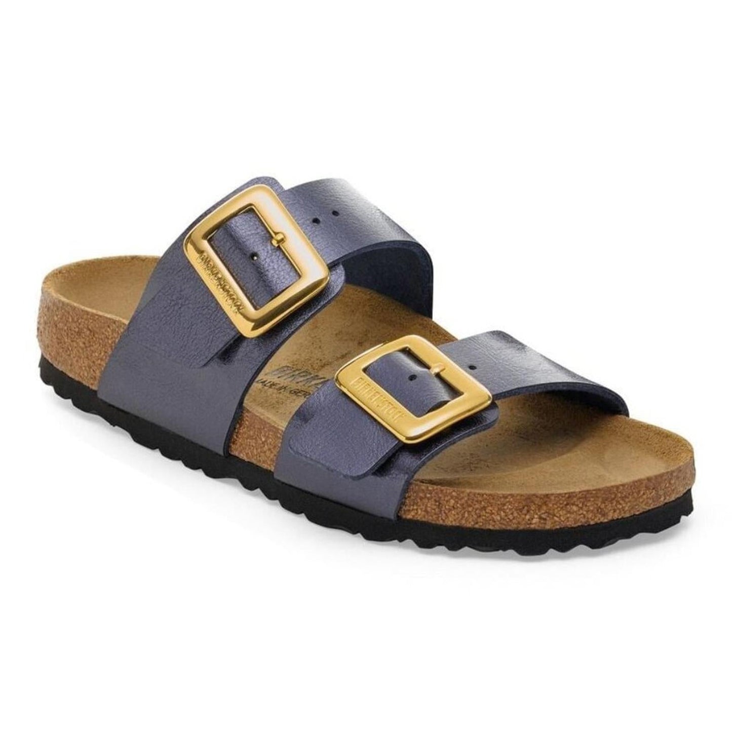 Sydney Luxe Graceful Midnight Blue Birko Flor Sandals