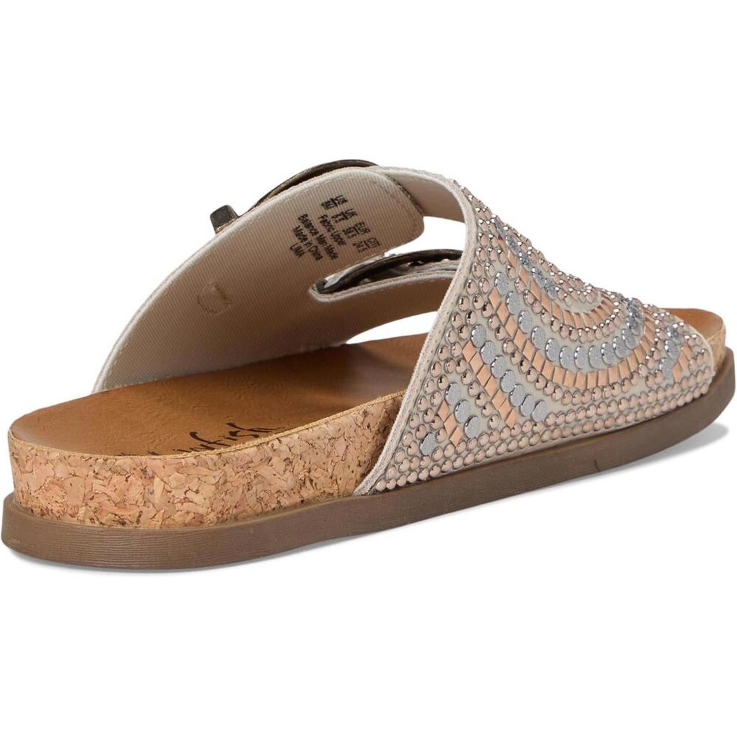 Lima Beige Bead Embellished Sandals