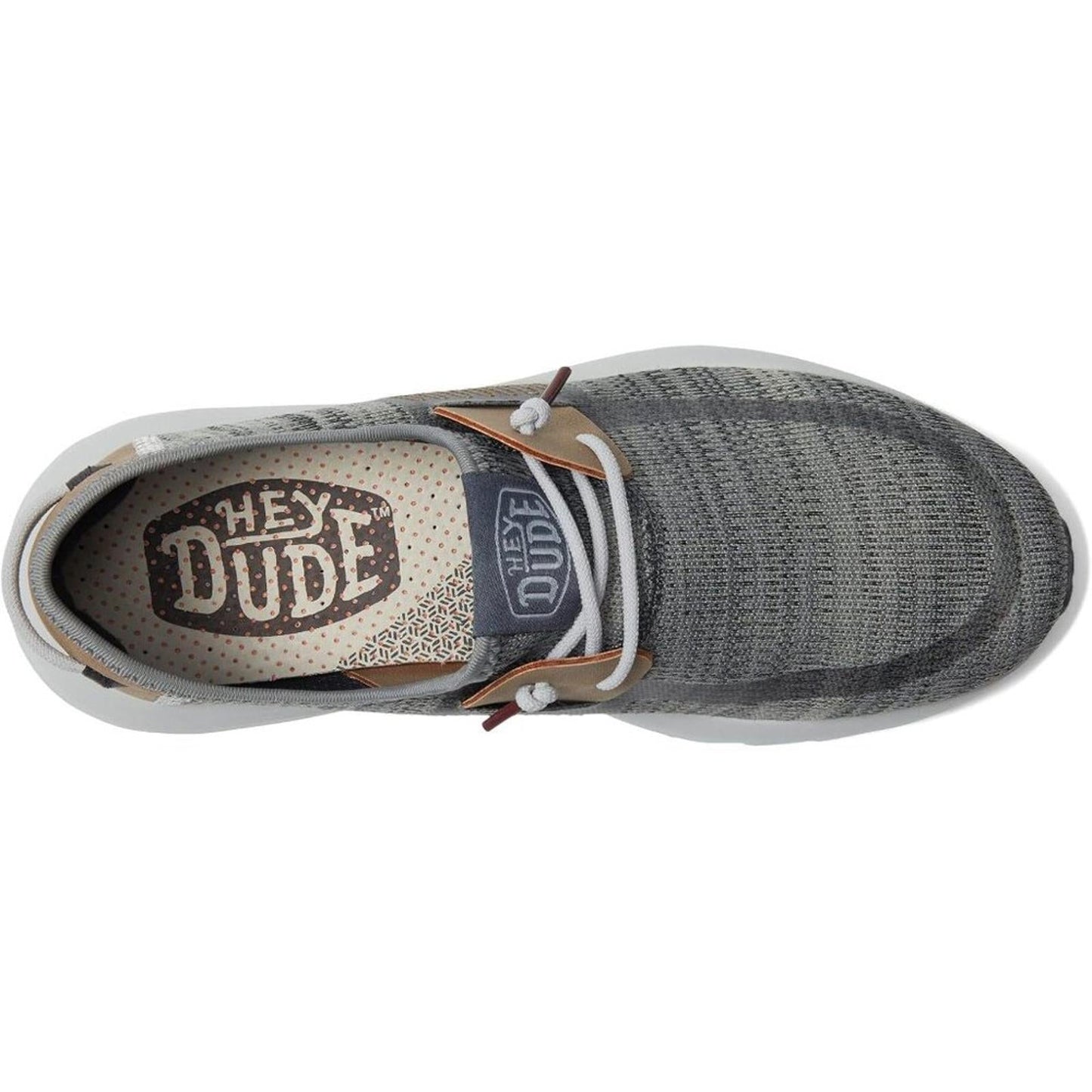 Sirocco Grey Mix Lace Up Casual Shoes
