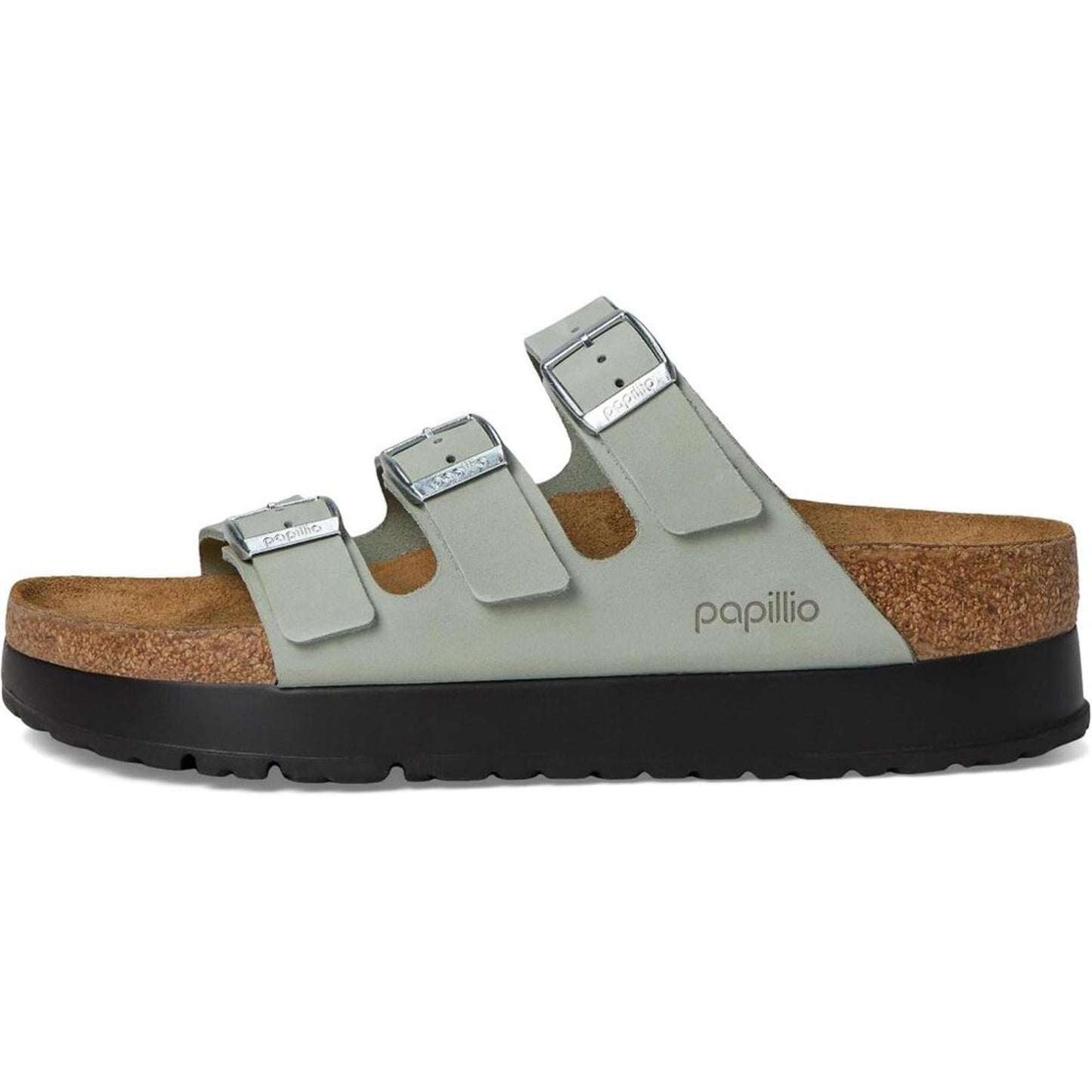 Papillio Florida Pure Sage Platform Sandals