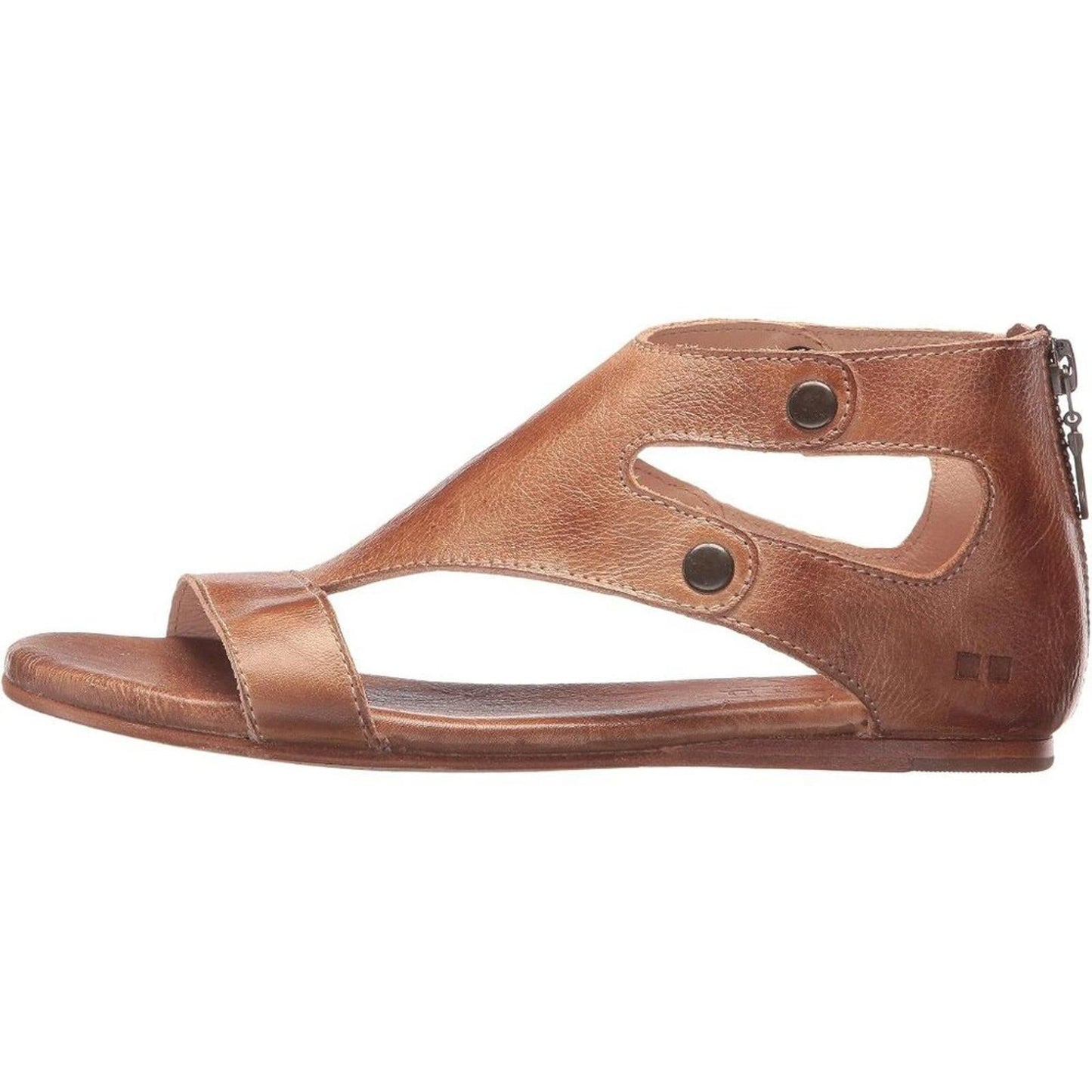 Soto Tan Rustic Leather Sandals