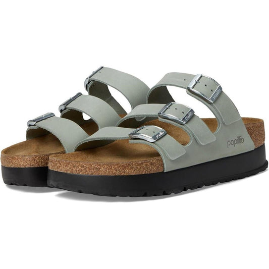 Papillio Florida Pure Sage Platform Sandals