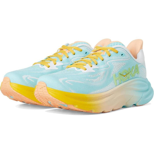 Clifton 10 White Multi Lace Up Sneakers