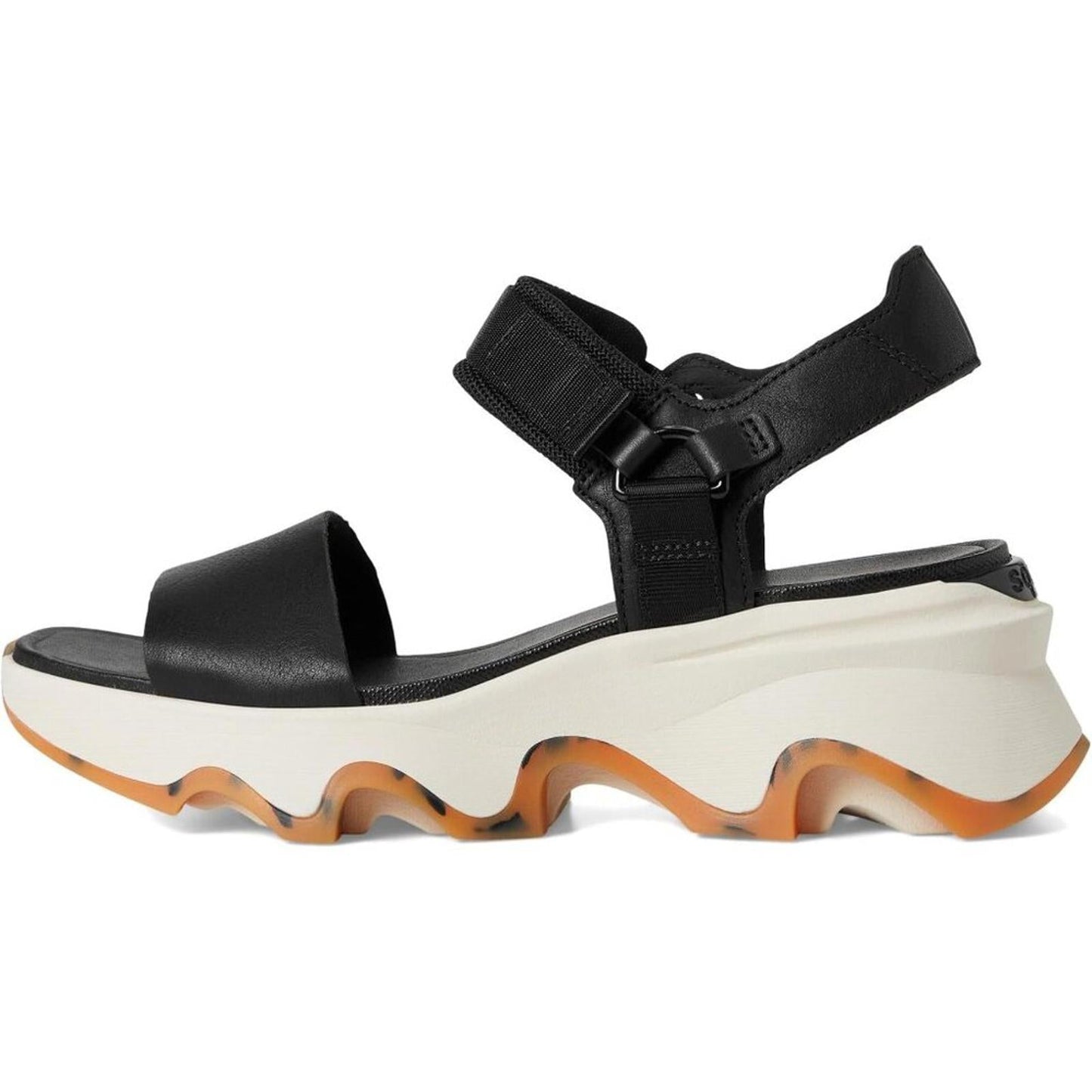 Kinetic Impact Black Chalk Y-Strap High Sandals