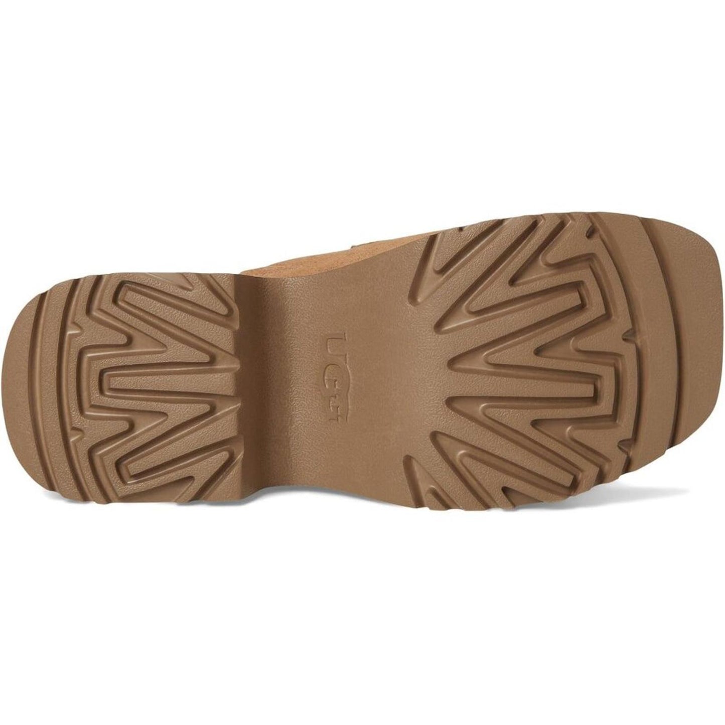 New Heights Chestnut Suede Slide Sandals