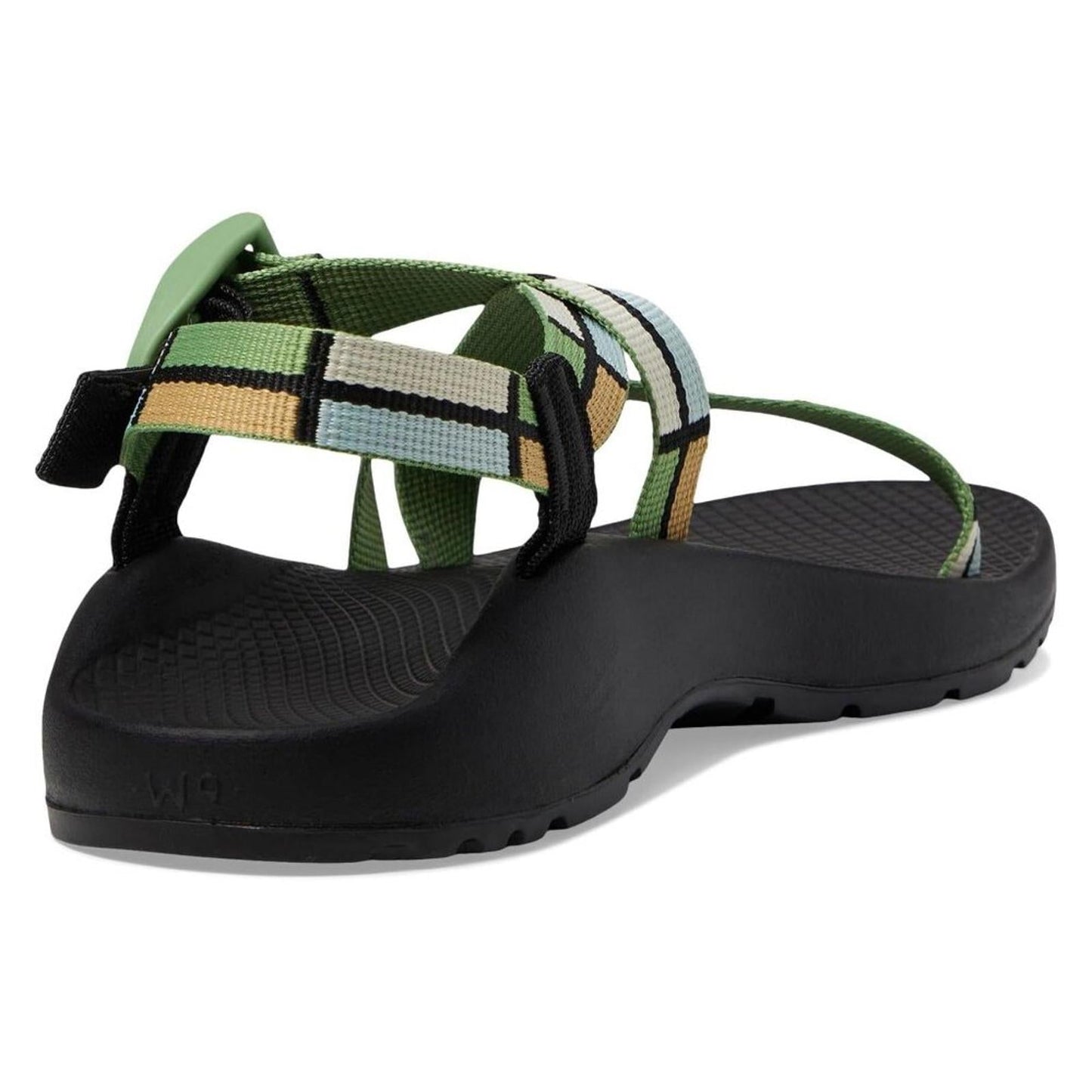 Z1 Classic Green Block Strappy Sandals