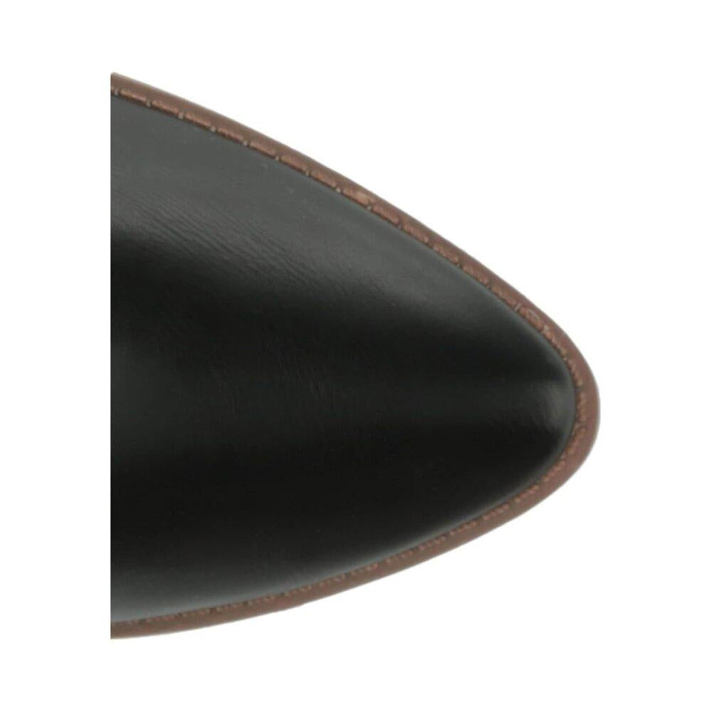 Tezza Black Heeled Boots