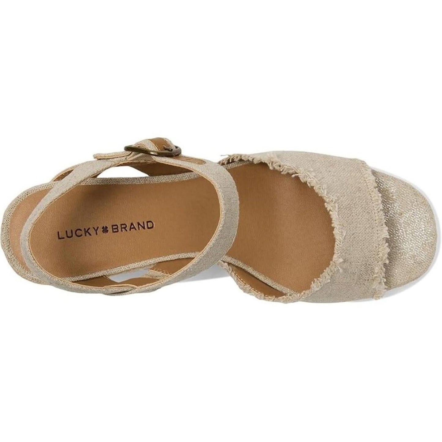 Mindra Natural Espadrille Wedge Sandals