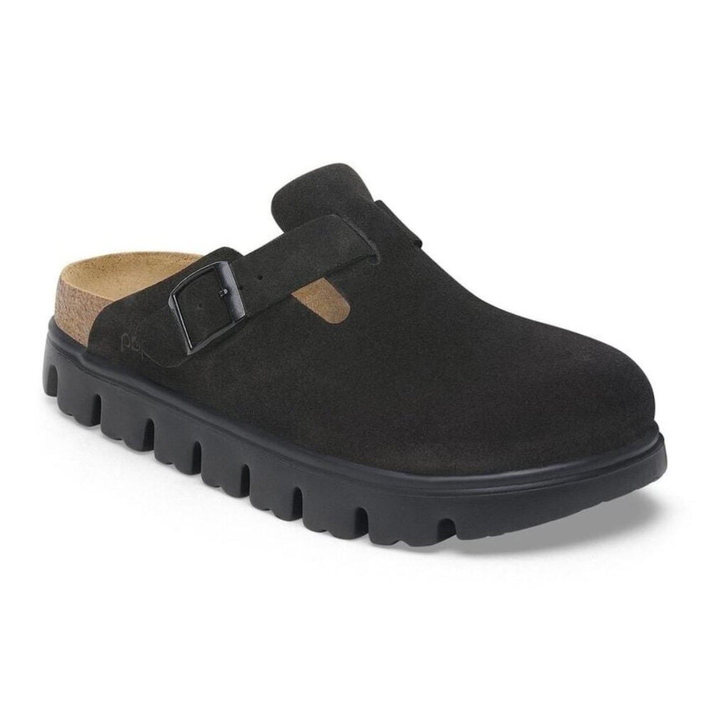 Papillio Boston Chunky Suede Leather Clogs