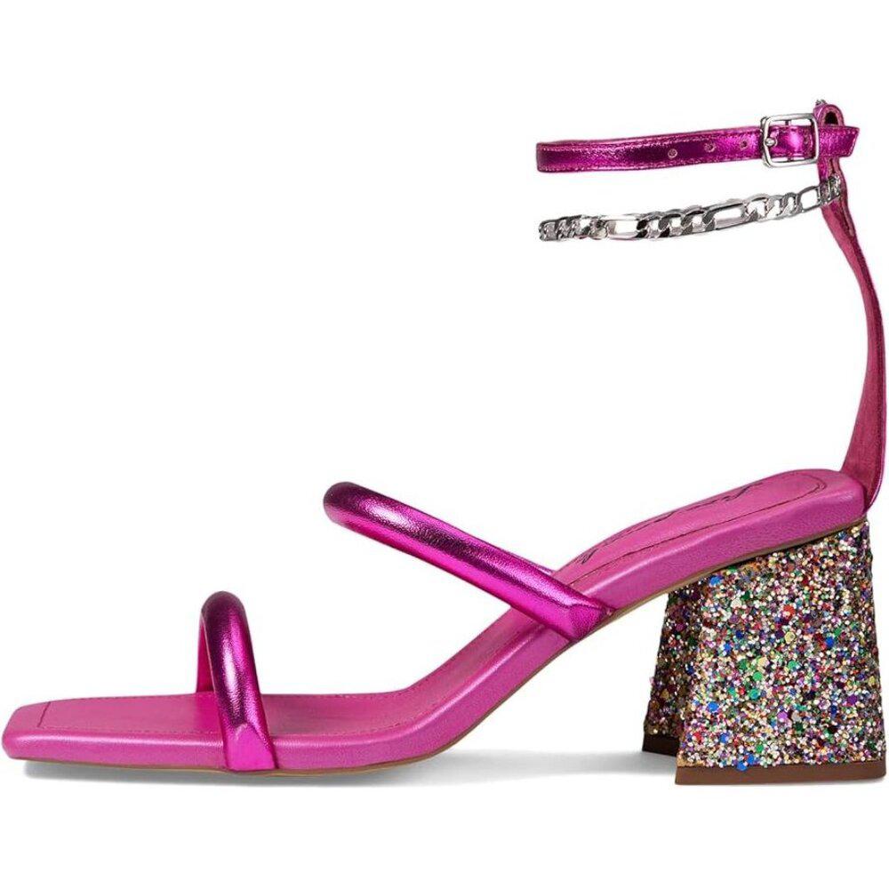 Parker Magenta Metallic Heels