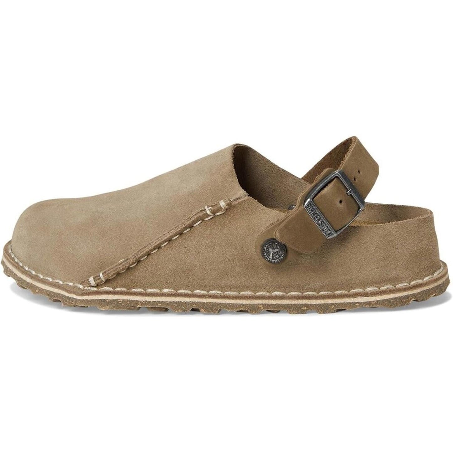Lutry 365 Grey Taupe Suede Clogs