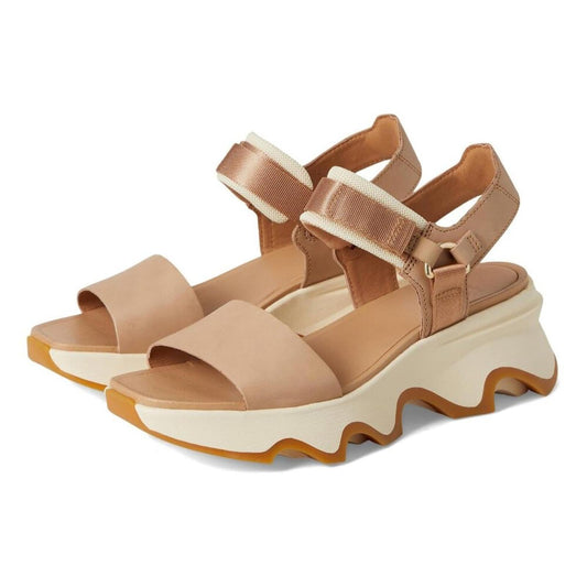 Kinetic Impact Honest Beige Y-Strap High Sandals
