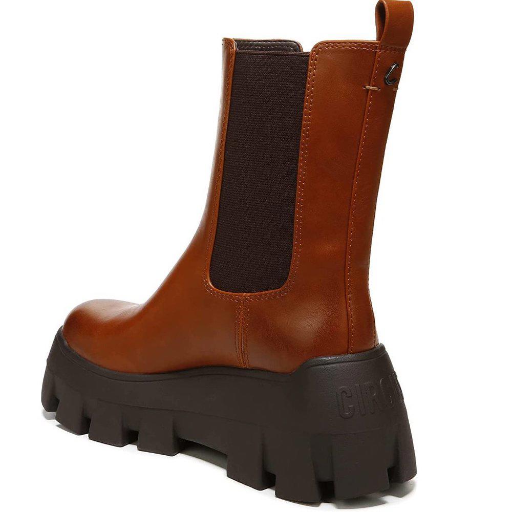 Ana Cuoiobrown Lug Boots