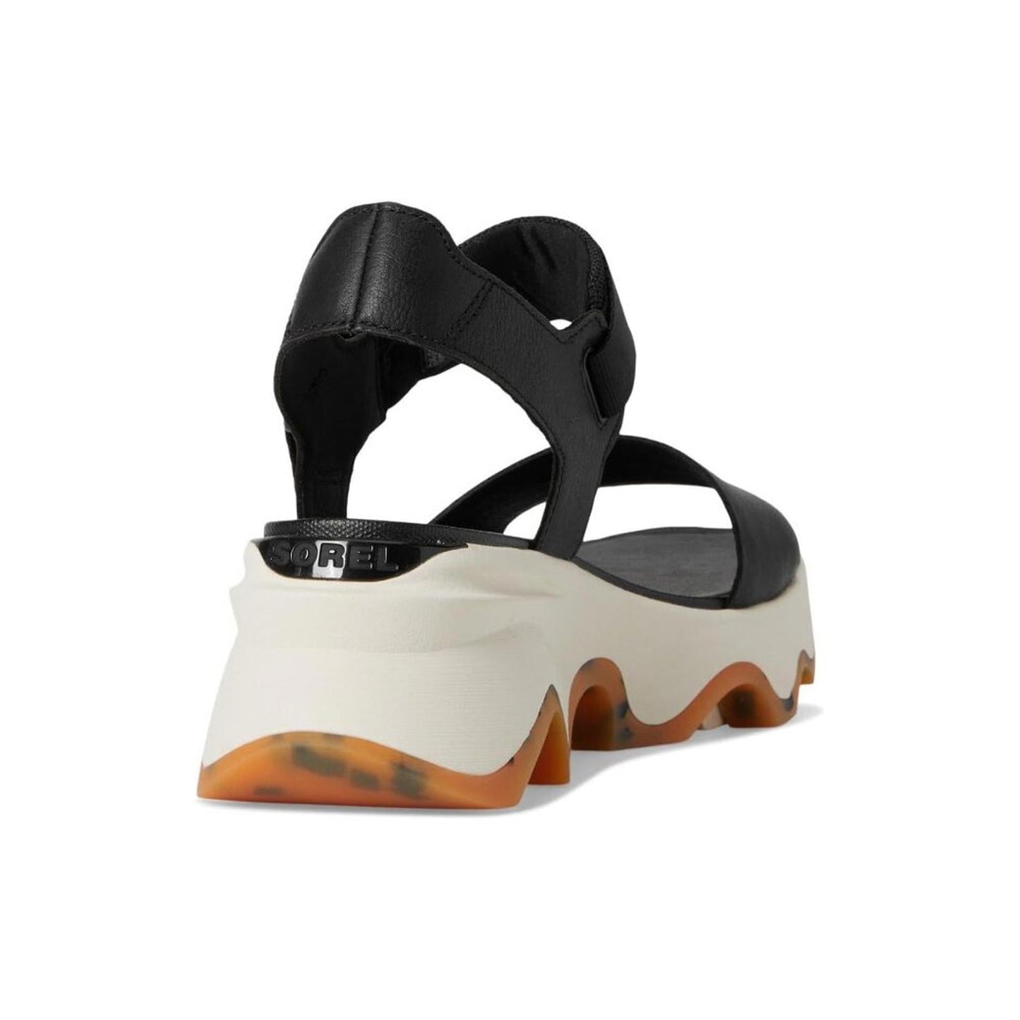 Kinetic Impact Black Chalk Y-Strap High Sandals