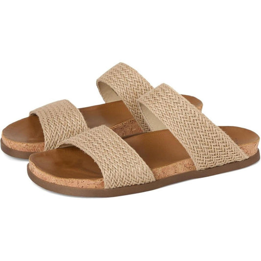 Leah Sunbleached Jute Sandals