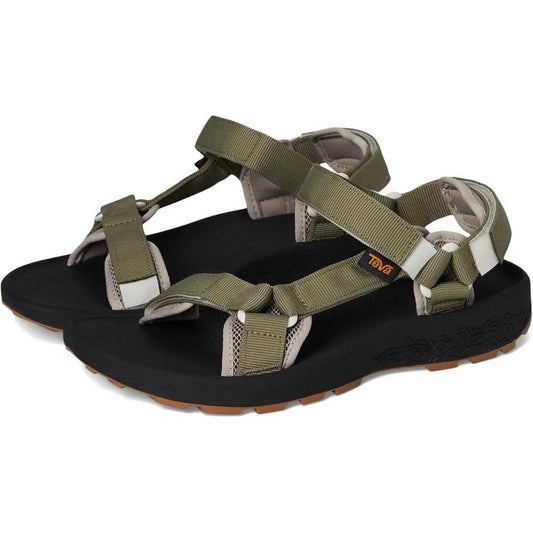 Hydratek Burnt Olive Black Strap Sandals