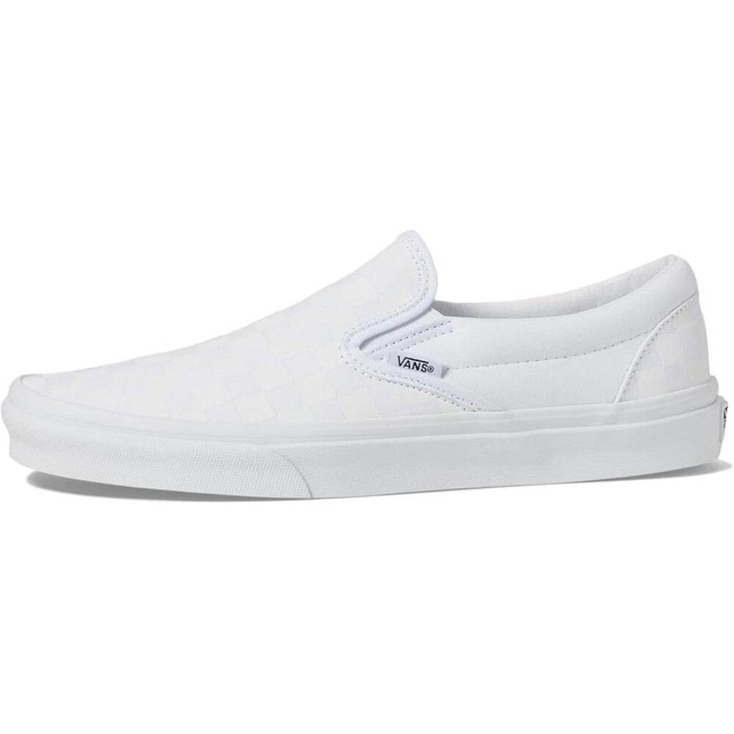 Classic True White Checkerboard Slip On Sneakers