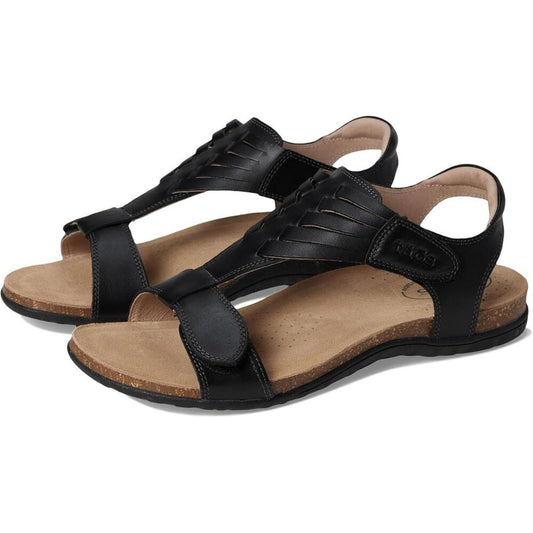 Wonderfull Black Leather Sandals