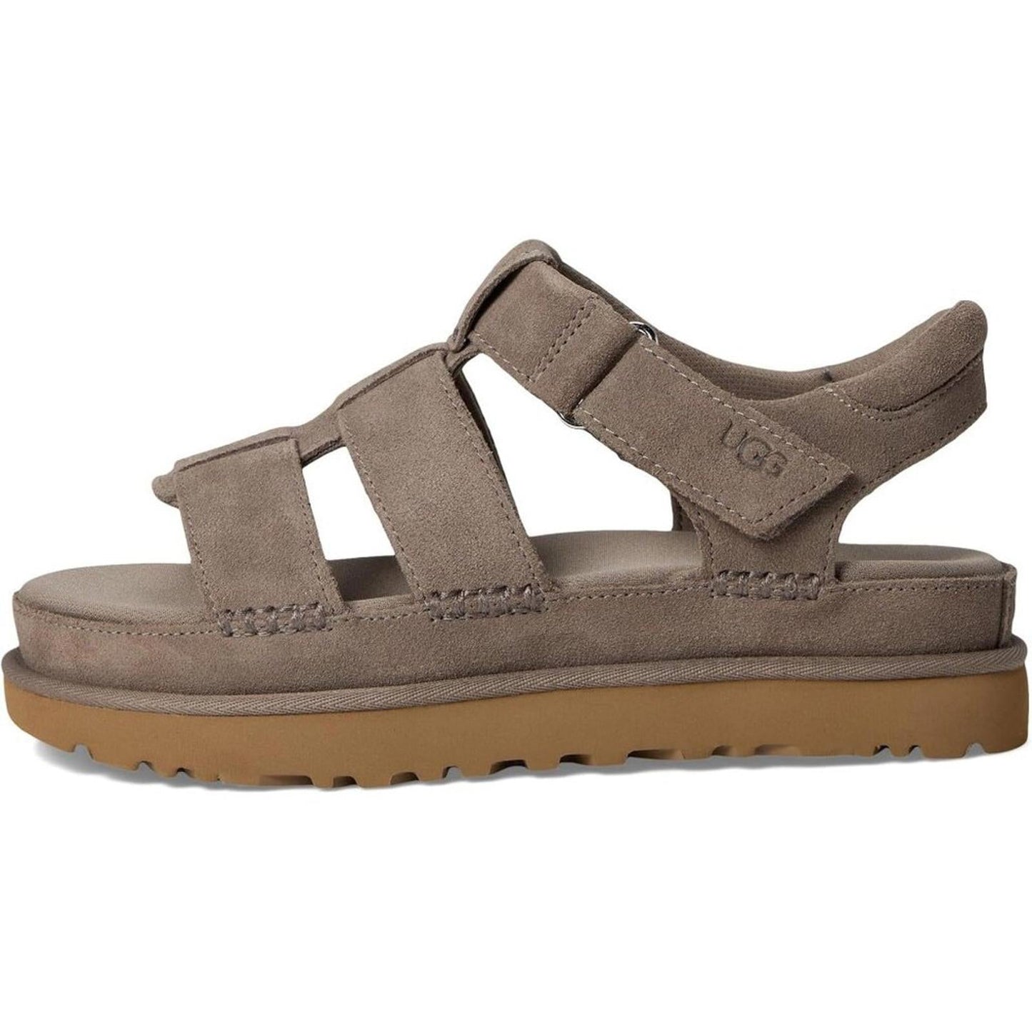 Godenstar Smoke Plume Suede Strap Sandals