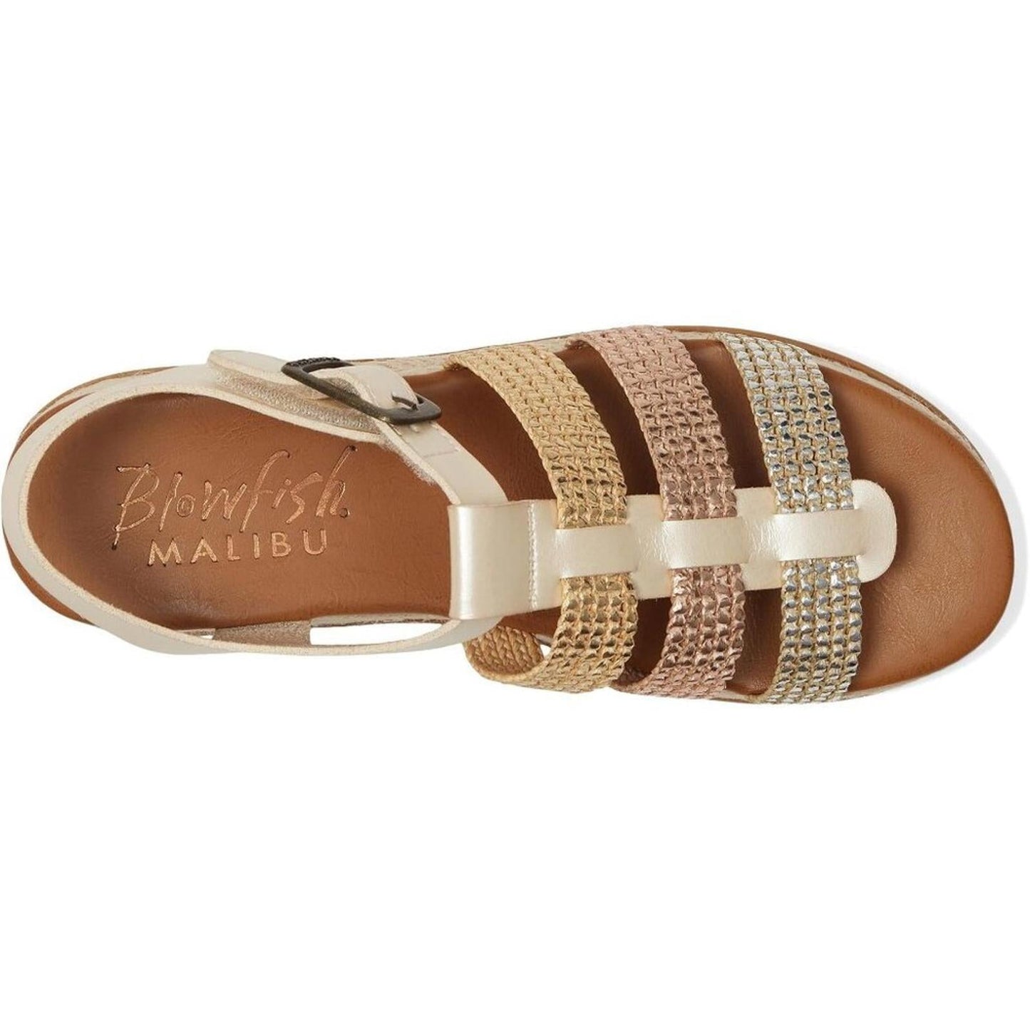 Madrid Cloud Silver Faux Raffia Sandals