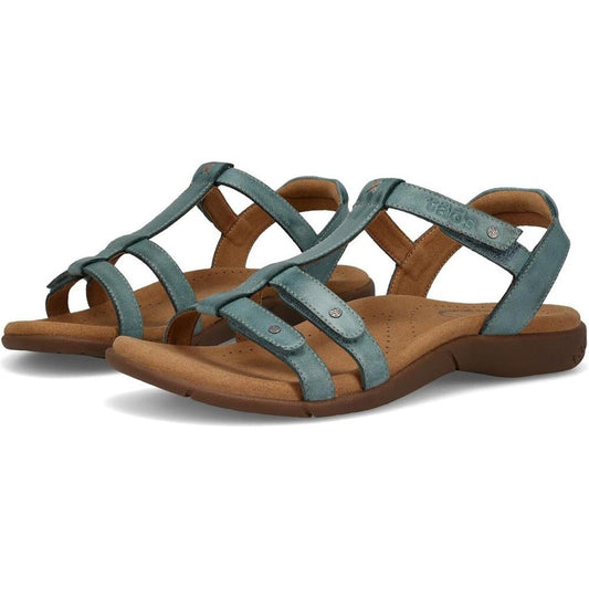 Trophy 2 Teal Leather Sandals