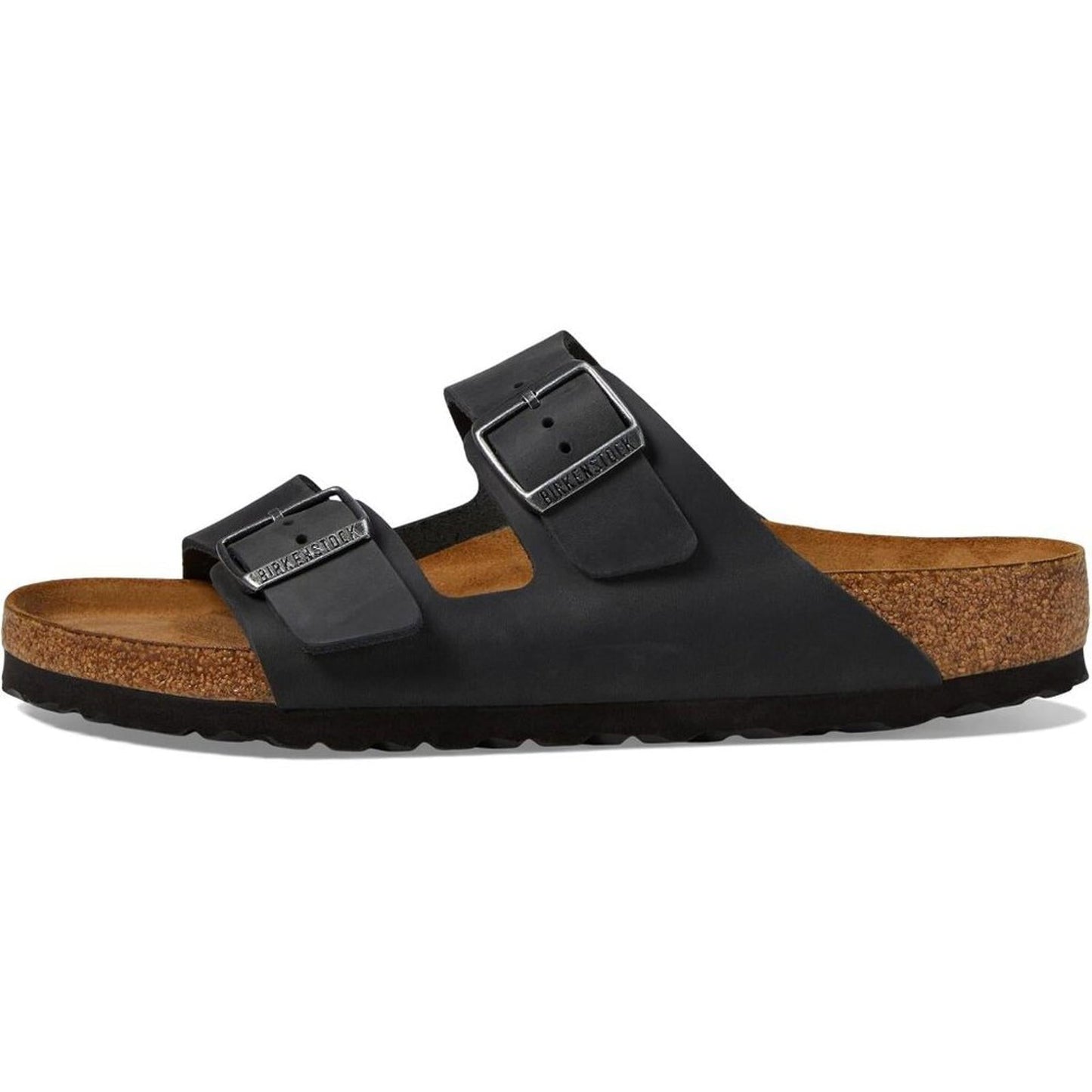 Arizona Black Oiled Leather Sandals