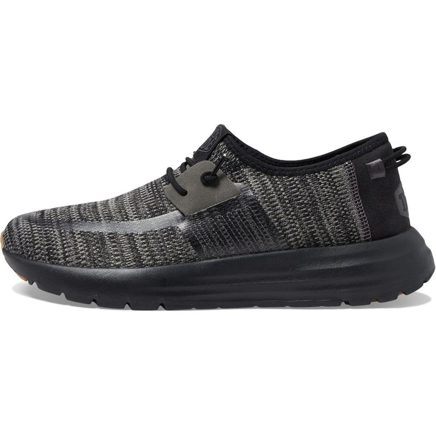 Sirocco Black Night Lace Up Casual Shoes