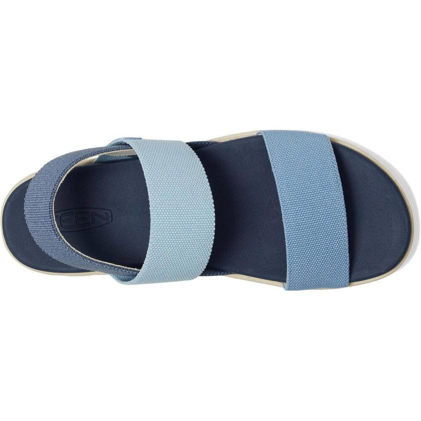 Elle Faded Denim Skyway Backstrap Sandals