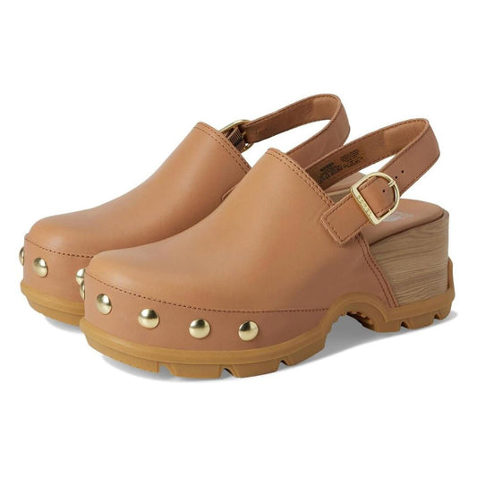 Roam’N Tawny Buff Leather Clogs