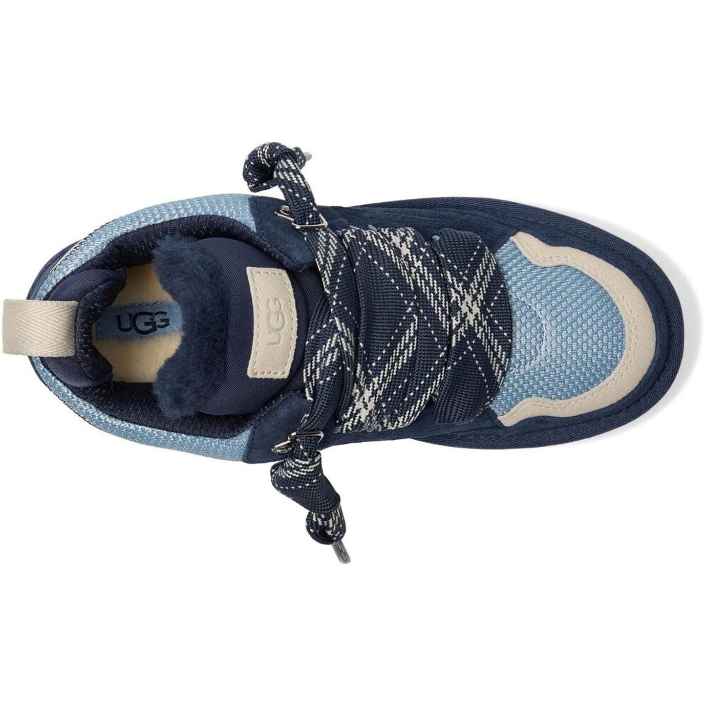 Lowmel Dark Indigo Sea Salt Suede Lace Up Sneakers