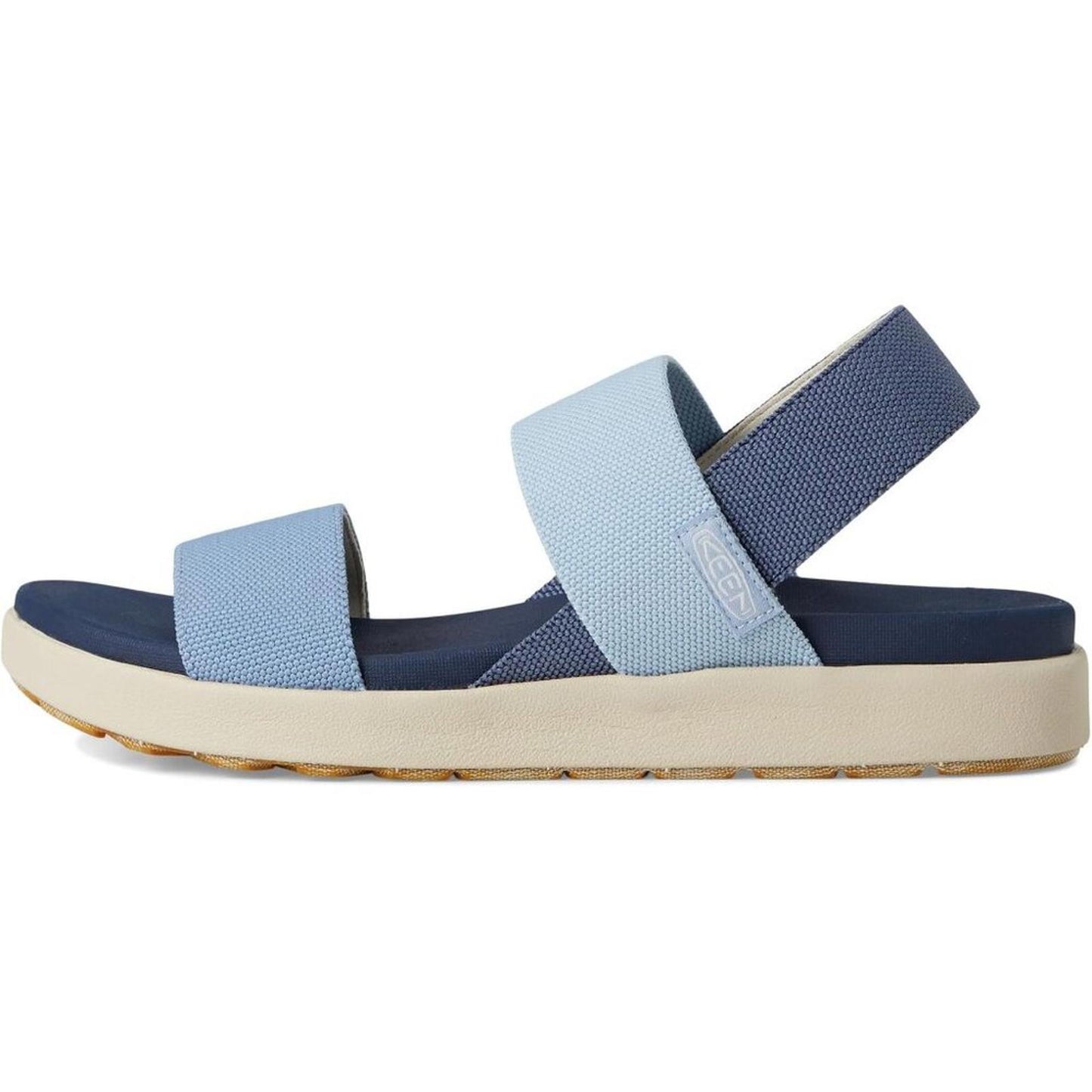 Elle Faded Denim Skyway Backstrap Sandals