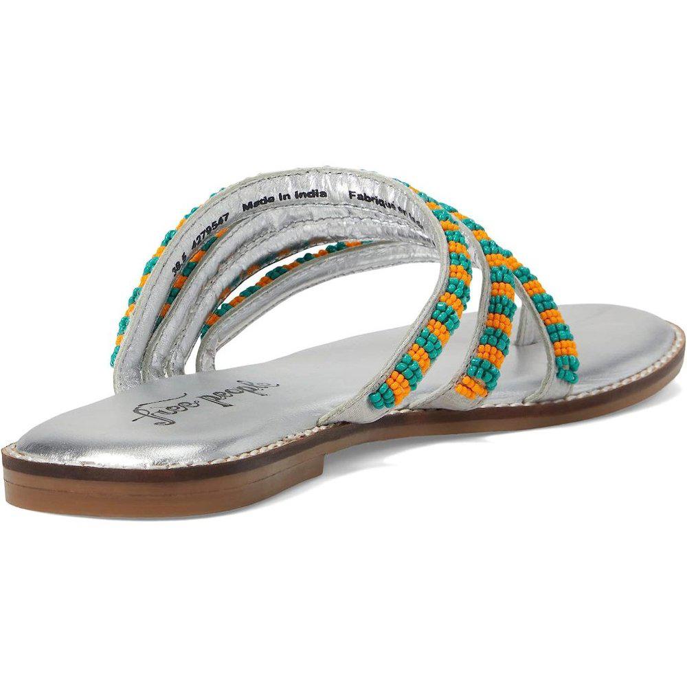 Free People Beatrice Platano Combo Beaded Flats