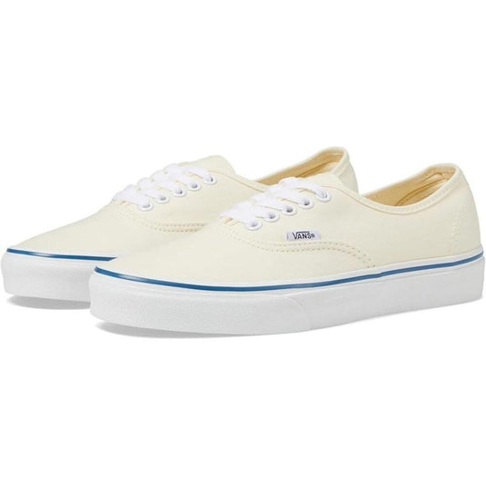 Authentic White Multi Canvas Sneakers