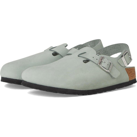 Tokio Pure Sage Nubuck Clogs