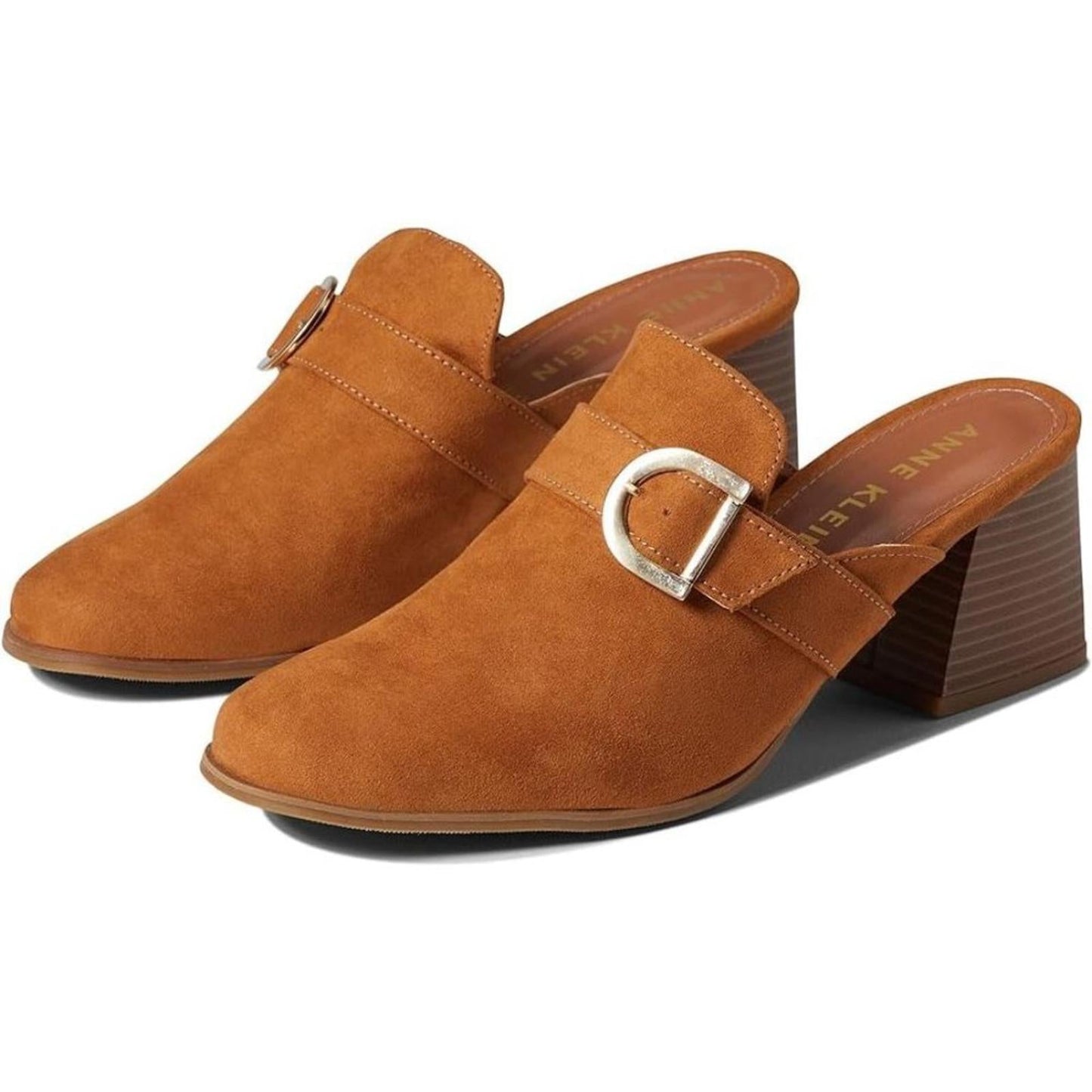 Isha Cognac Heeled Mules