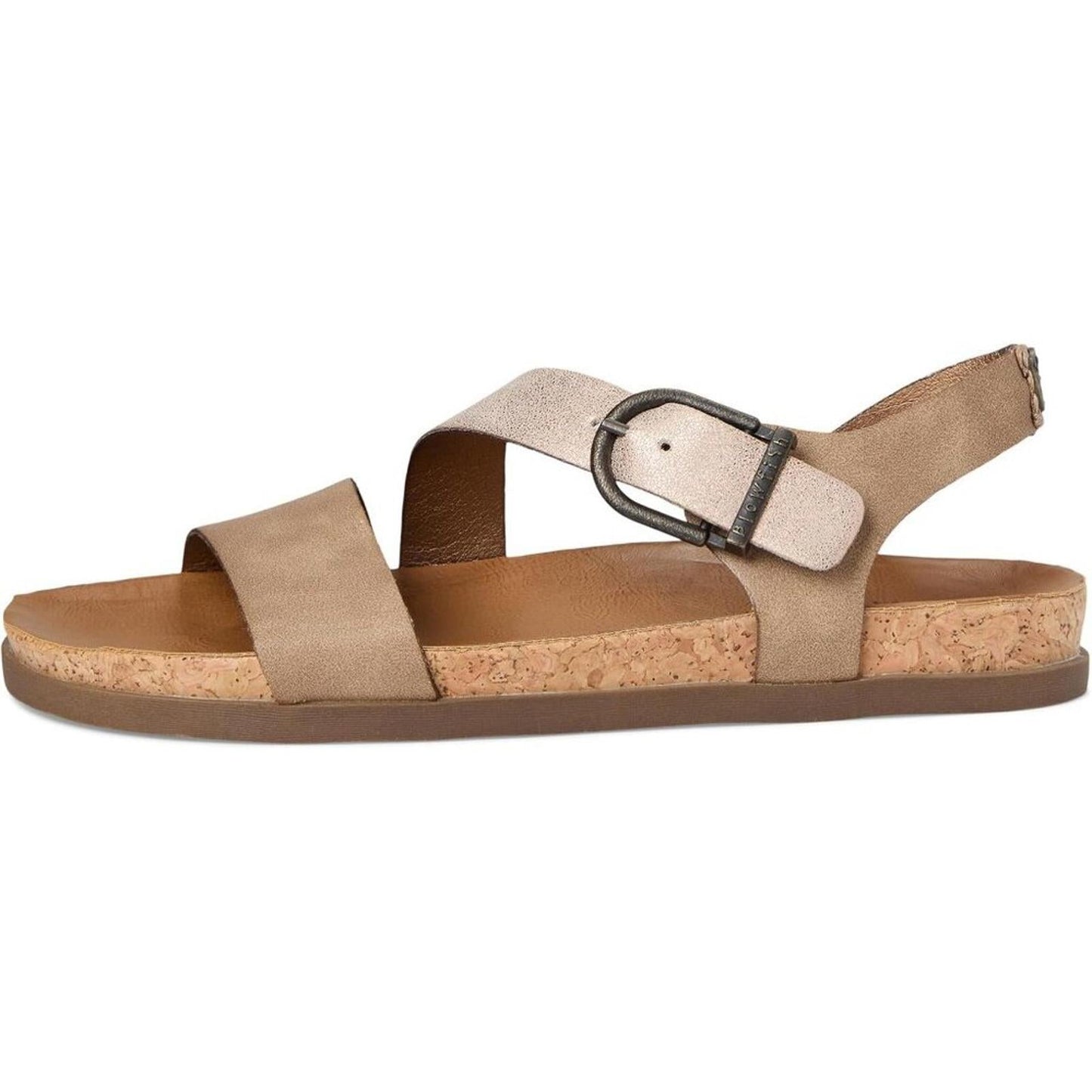 Lance Oak Faux Leather Sandals
