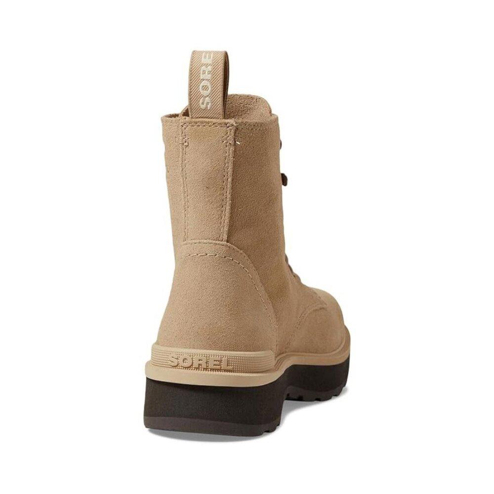 Hi Line Camel Buff Leather Lace Up Hiker Boot