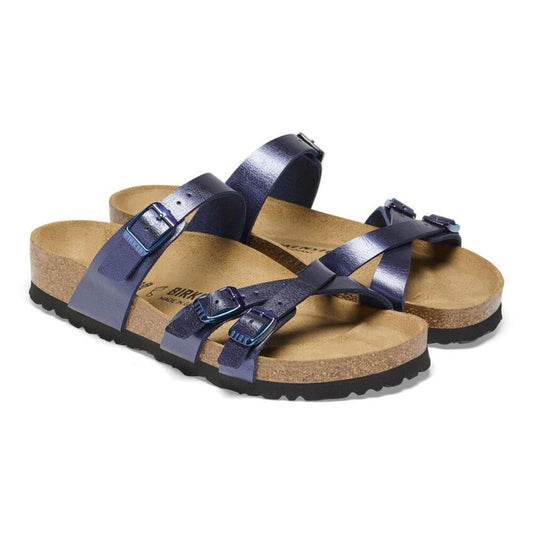 Franca Graceful Midnight Blue Birko Flor Sandals