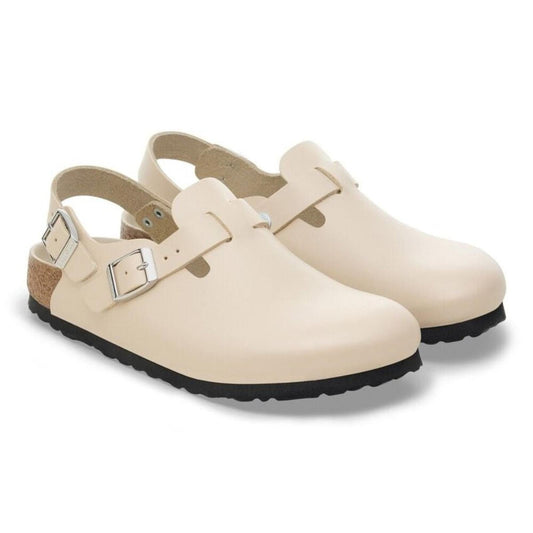 Tokio Oyster Dressy Leather Clogs