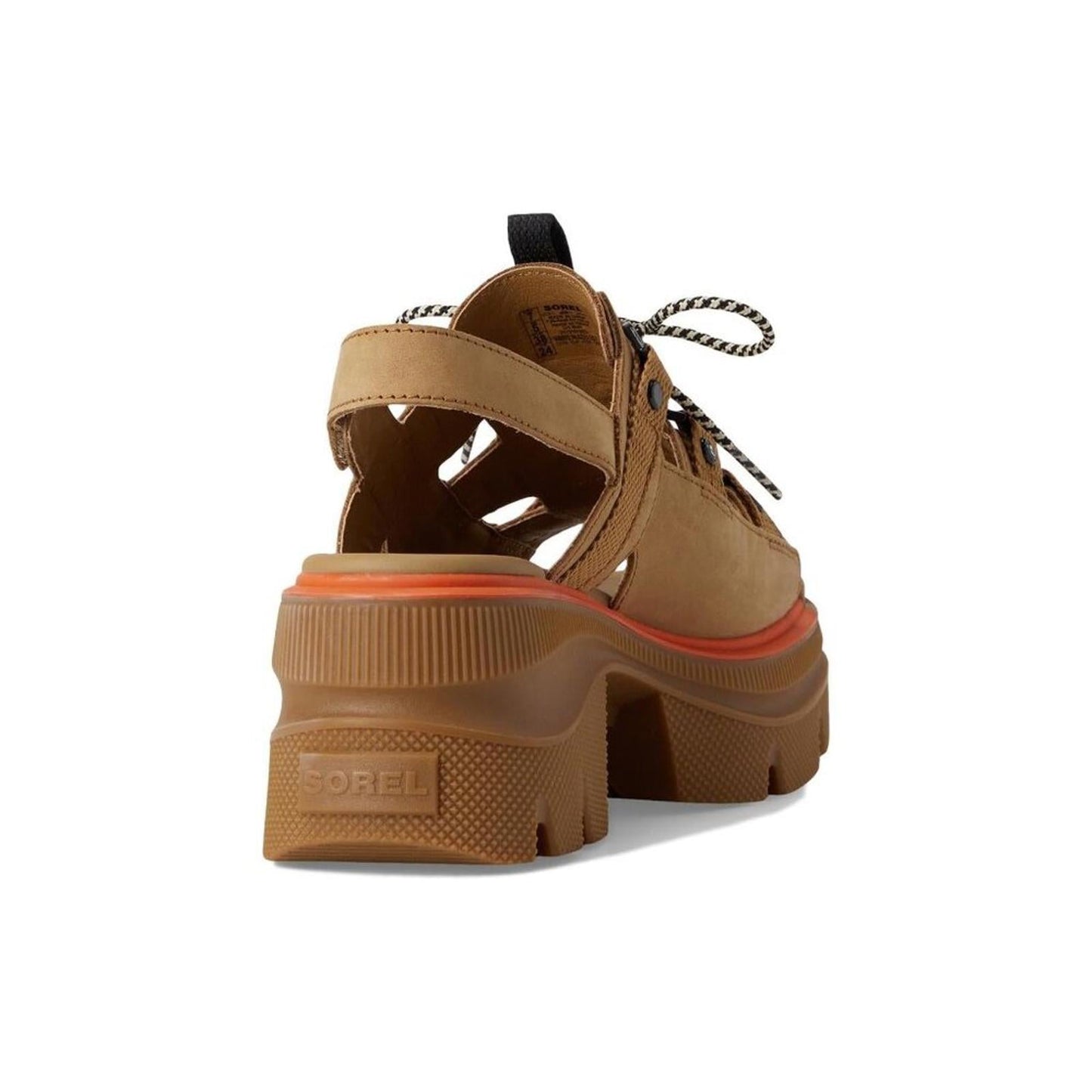 Rein CB Caribou Buff Leather Lace Platform Sandals